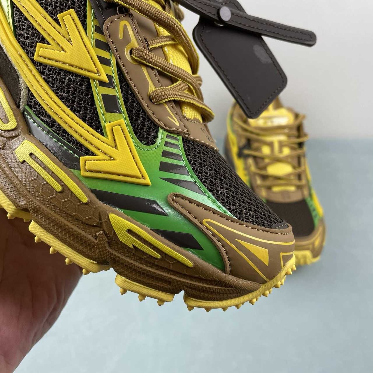 Off-White Be Right Back Brown Yellow