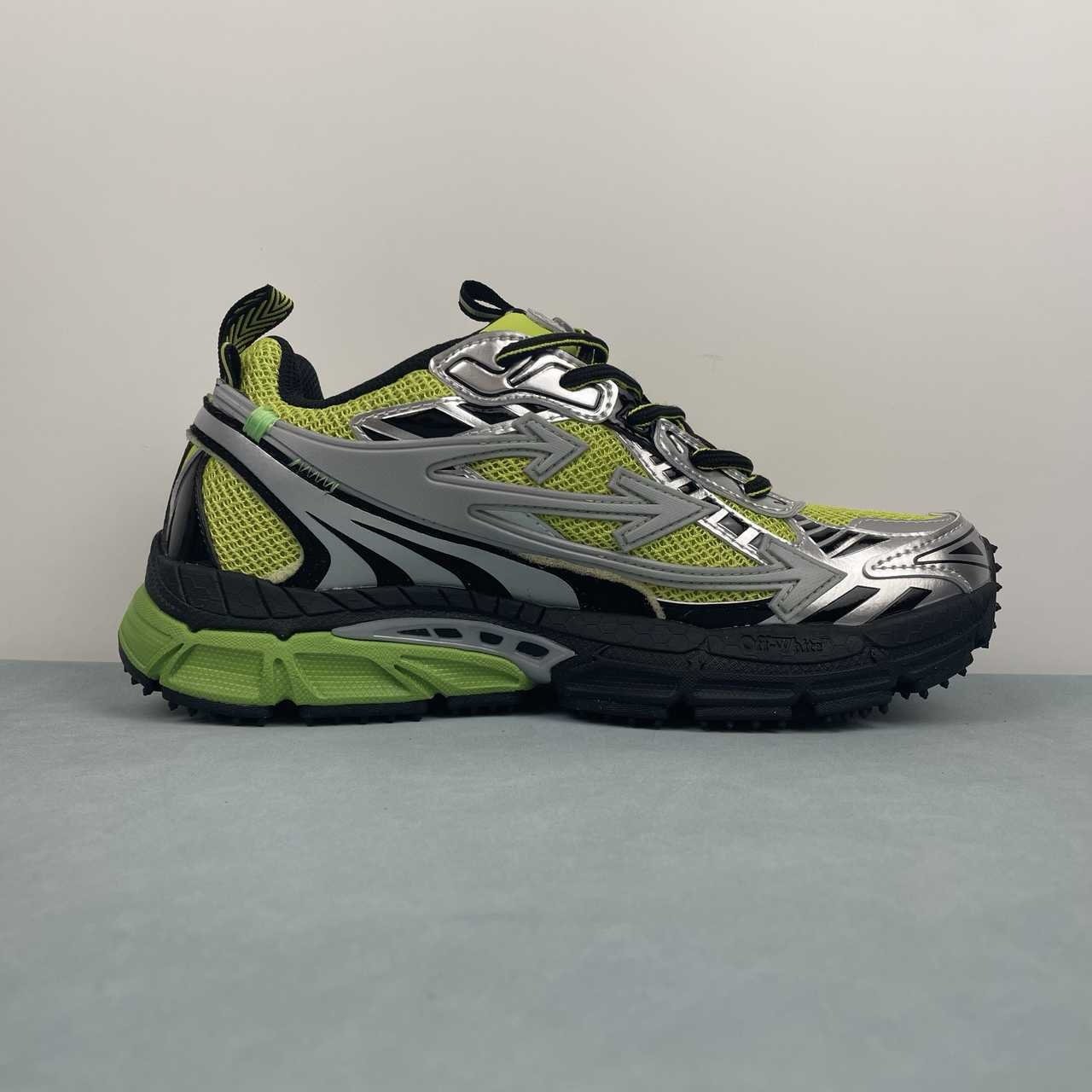 Off-White Be Right Back Neon Green Black