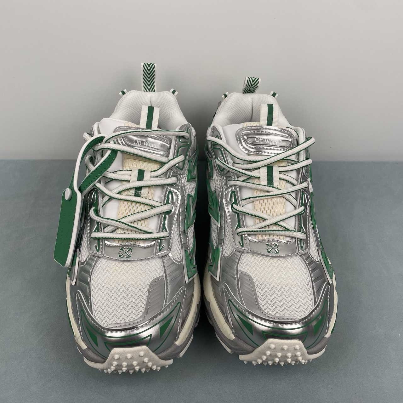 Off-White Be Right Back White Silver White Green