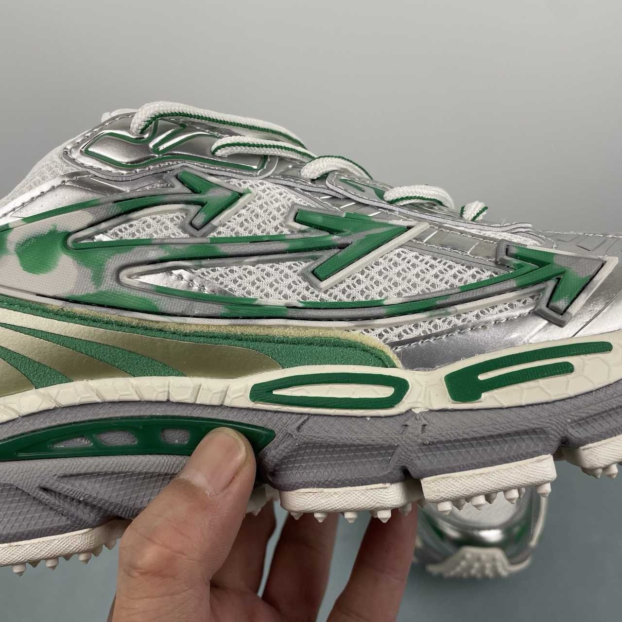 Off-White Be Right Back White Silver White Green