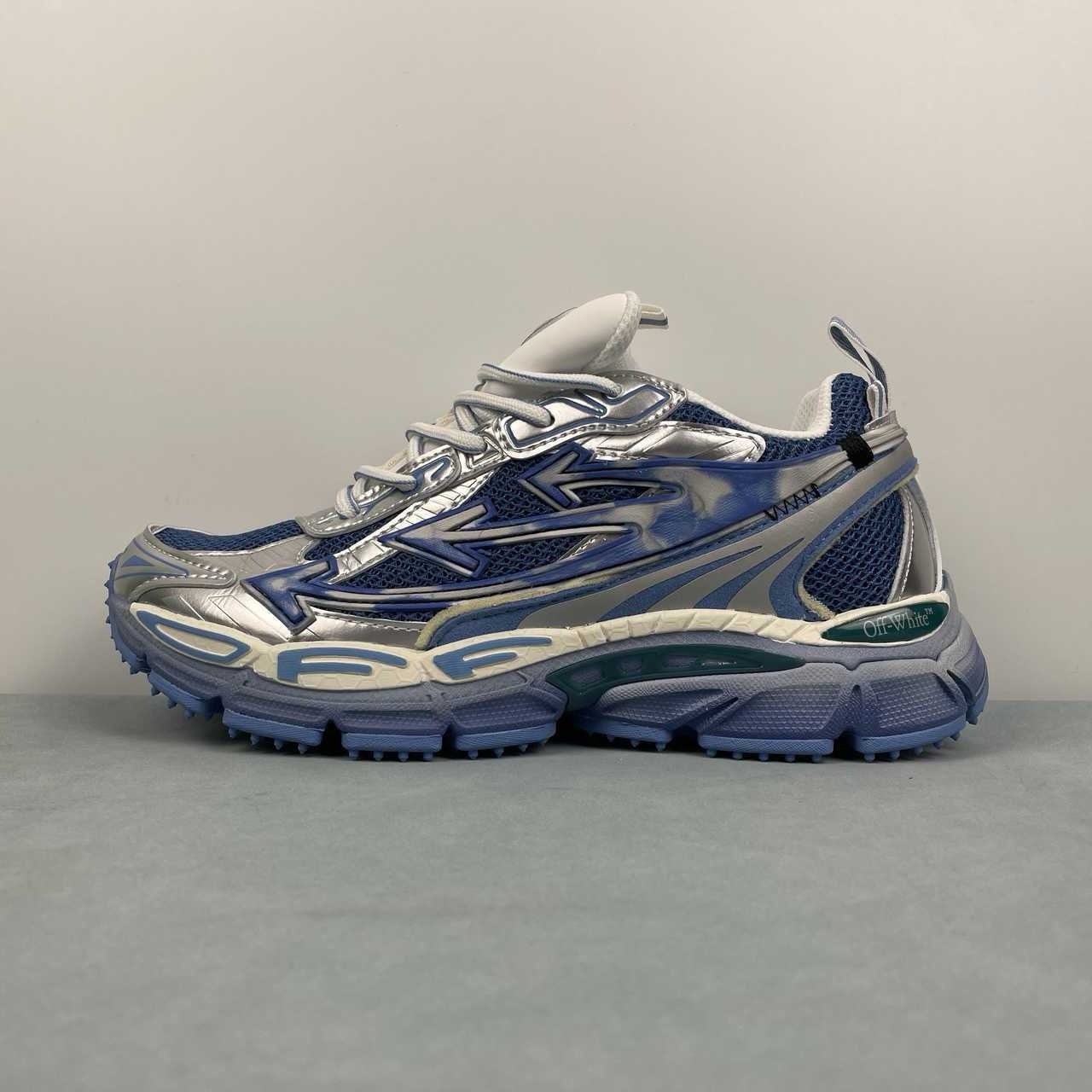 Off-White Be Right Back Silver Blue