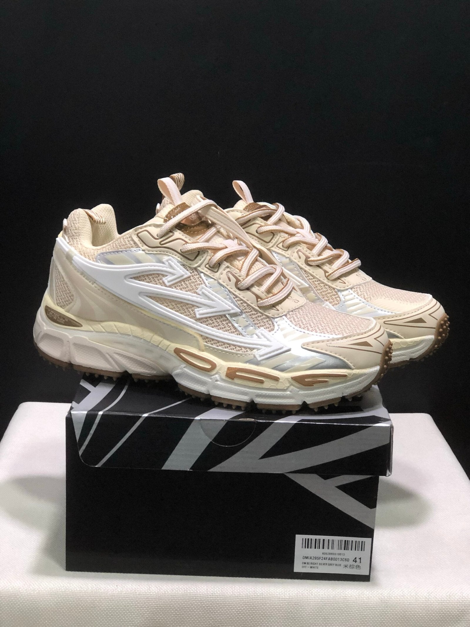 Off-White Be Right Back Beige/White