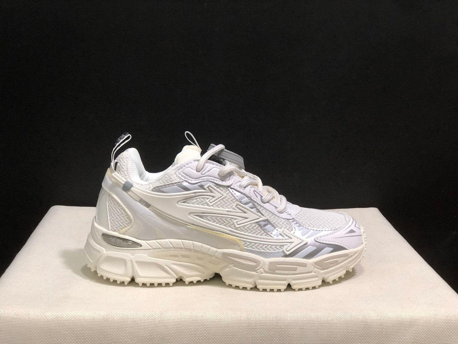 Off-White Be Right Back Silver White