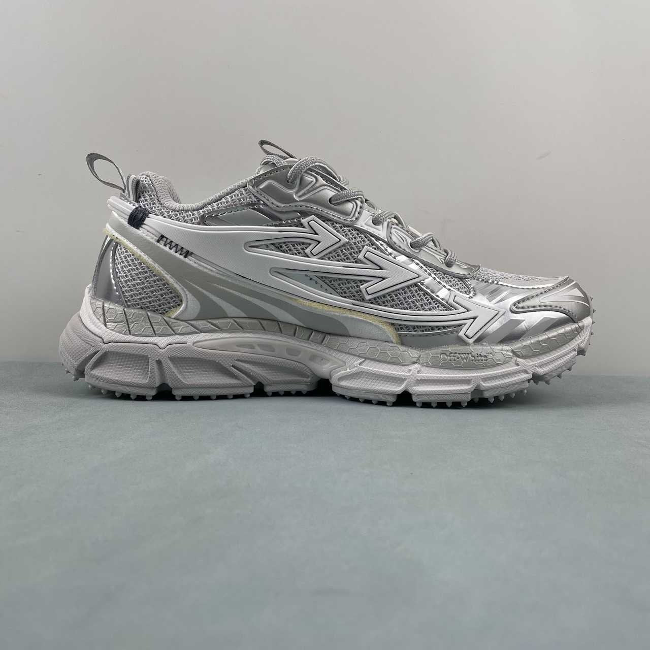 Off-White Be Right Back Silver Metallic