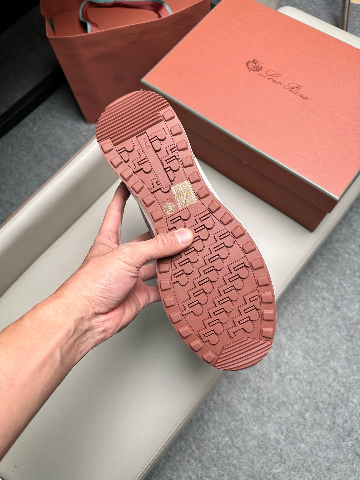 Loro Piana Weekend Walk Pecora Nera Gray