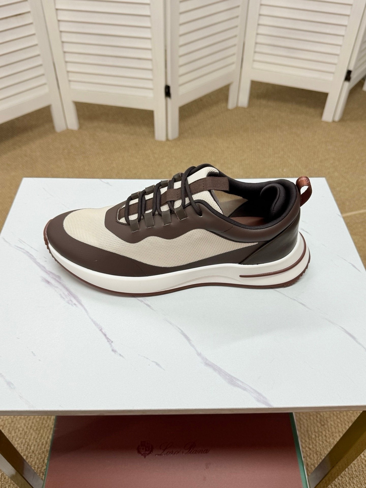 Loro Piana Weekend Walk Technical Mesh Brown/Beige