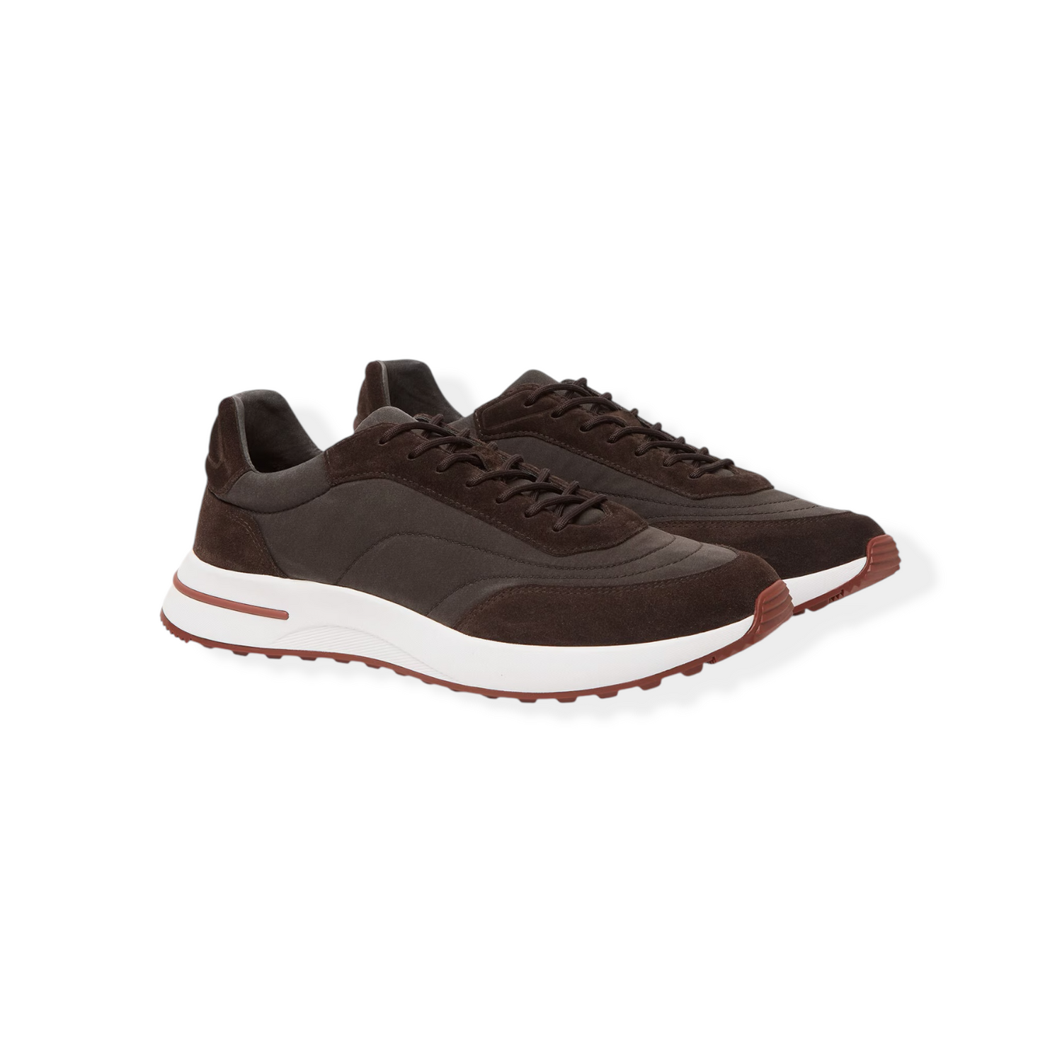 Loro Piana Weekend Walk Suede Brown
