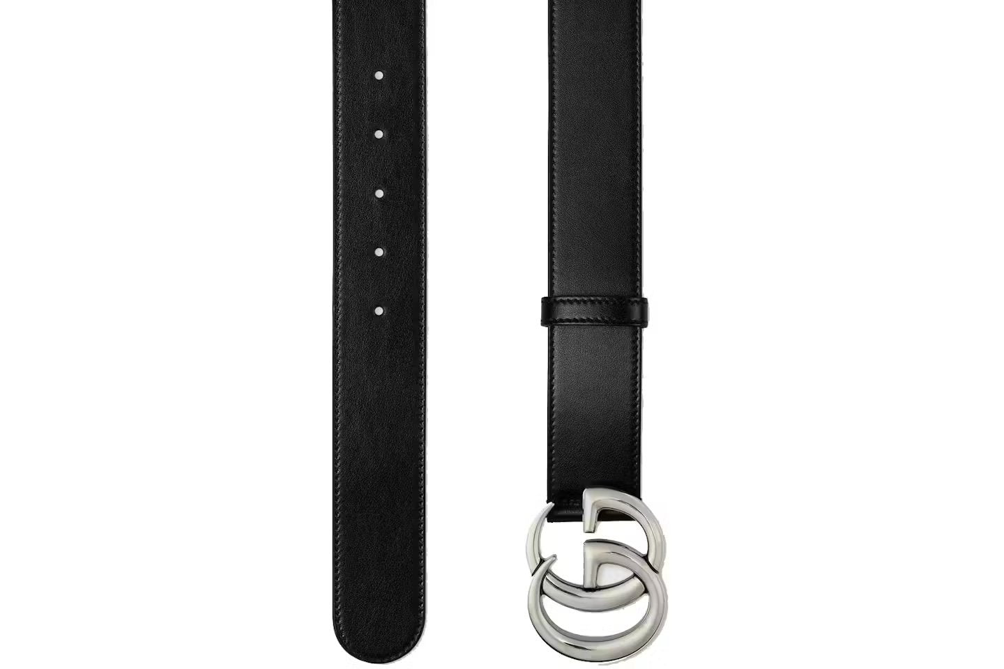Gucci GG Marmont Leather Belt In Black