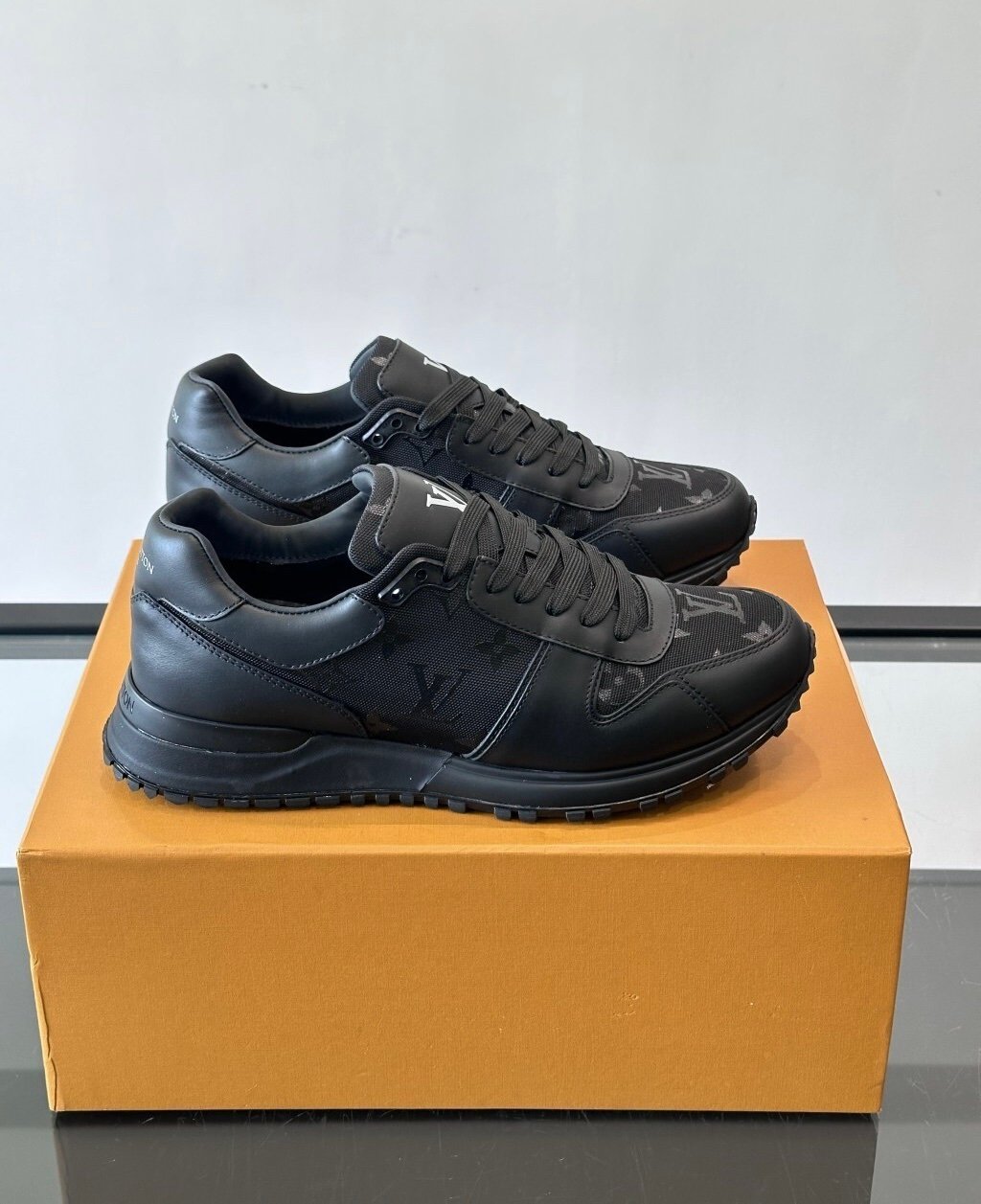 Louis Vuitton Run Awat Sneaker Black/Black