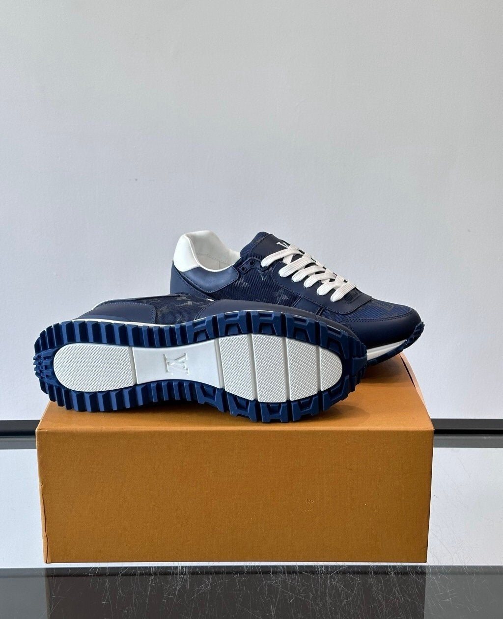 Louis Vuitton Run Awat Sneaker Navy