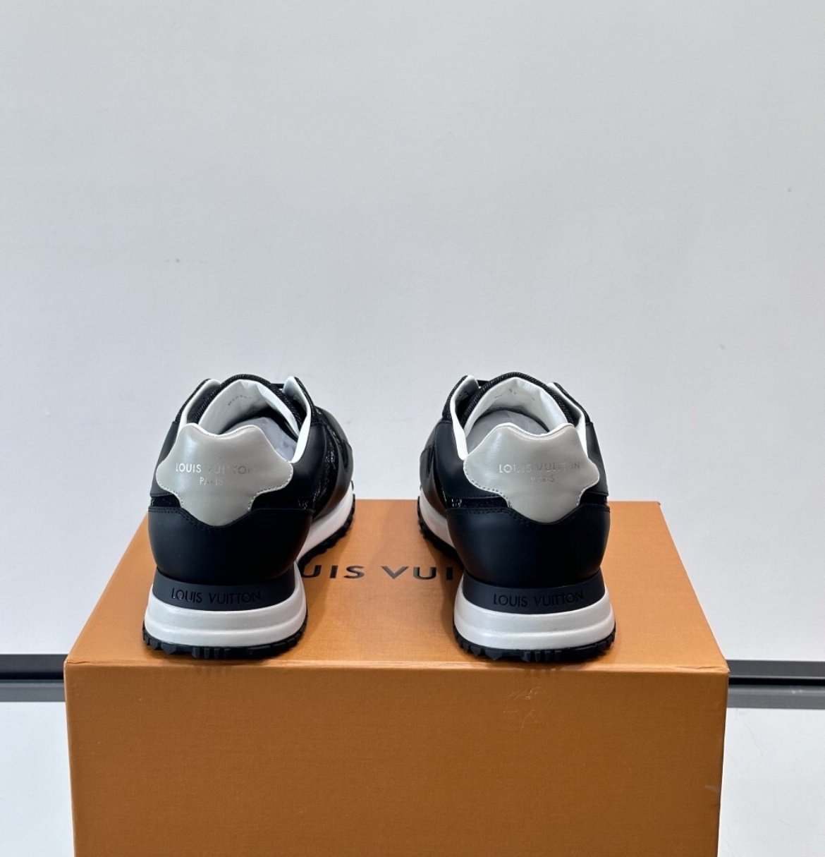 Louis Vuitton Run Away Sneaker Black-White
