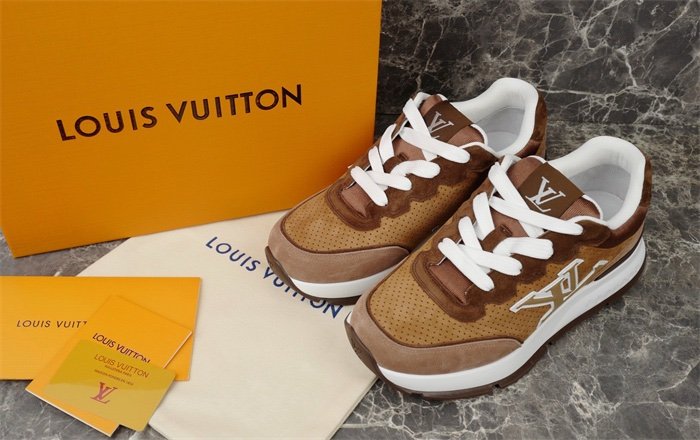 Louis Vuitton LV Classic Sneaker Brown White