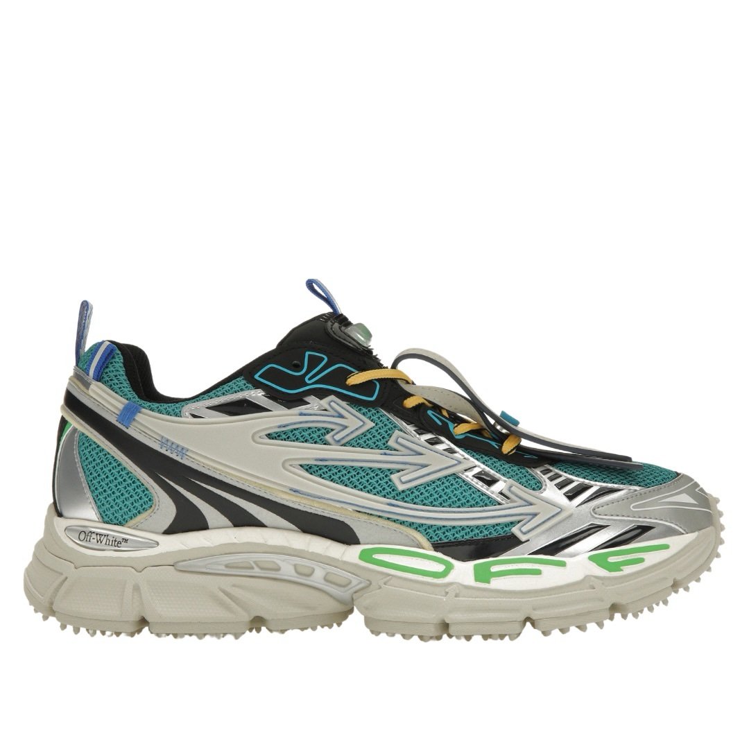 Off-White Be Right Back Blue Green Grey
