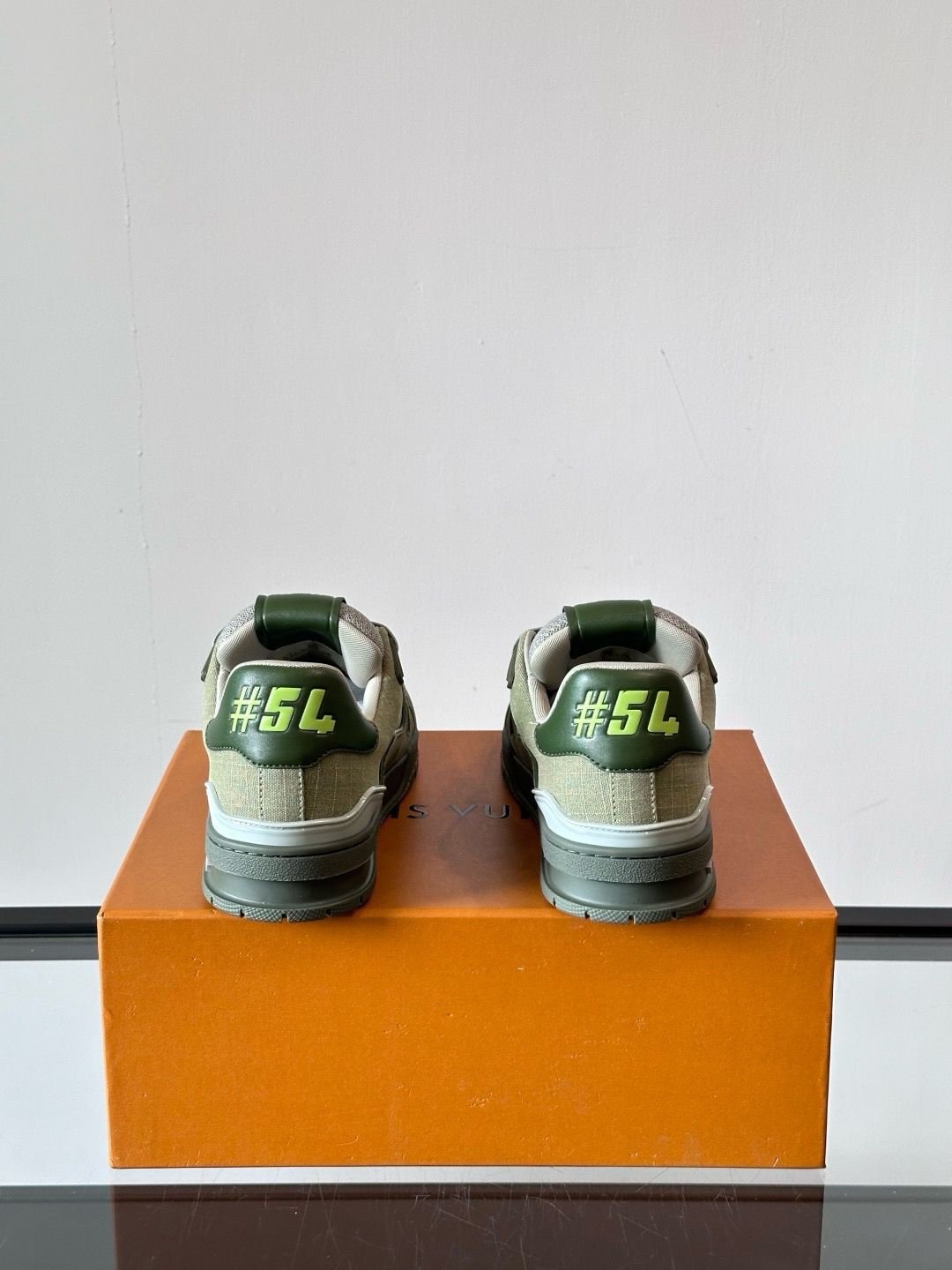 Louis Vuitton Trainer Green Mesh