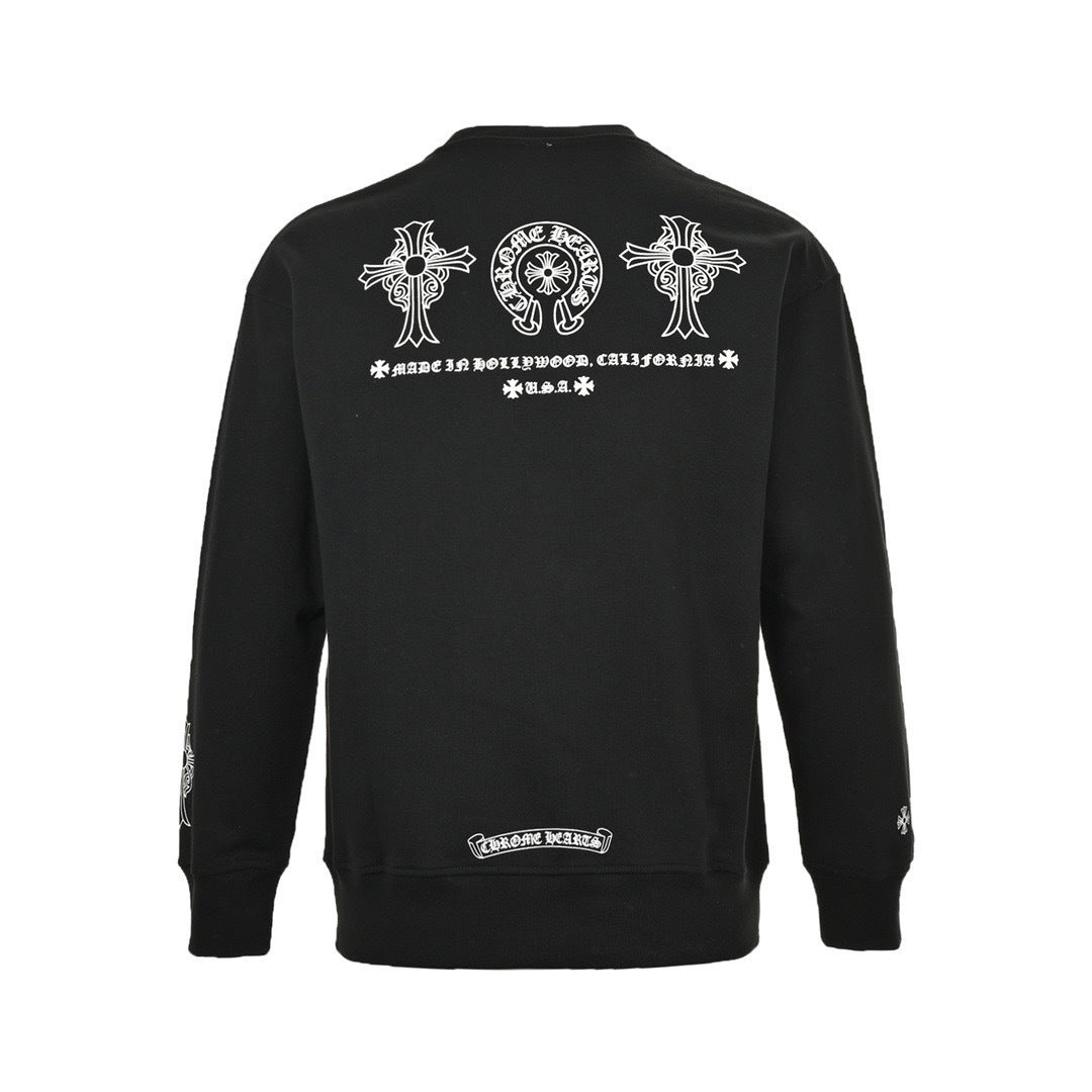 Chrome Hearts Crewneck Sweater In Black