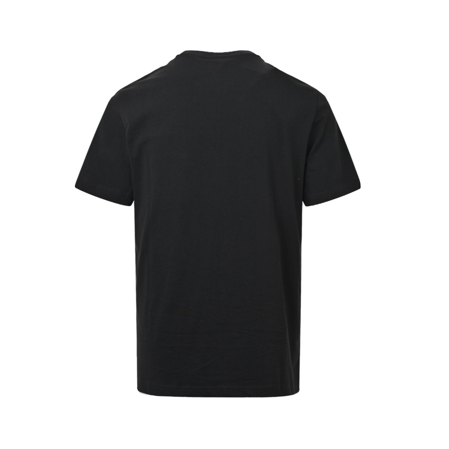 Moncler Crew Neck T-Shirt Logo In Black