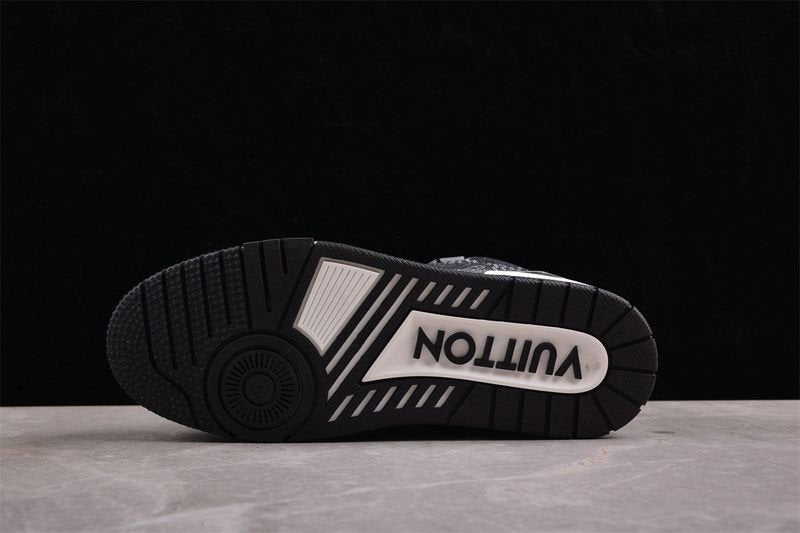 Louis Vuitton Trainer Black Damier 3D Denim