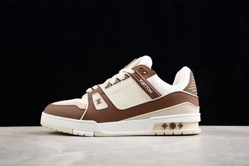 Louis Vuitton Trainer Brown Suede