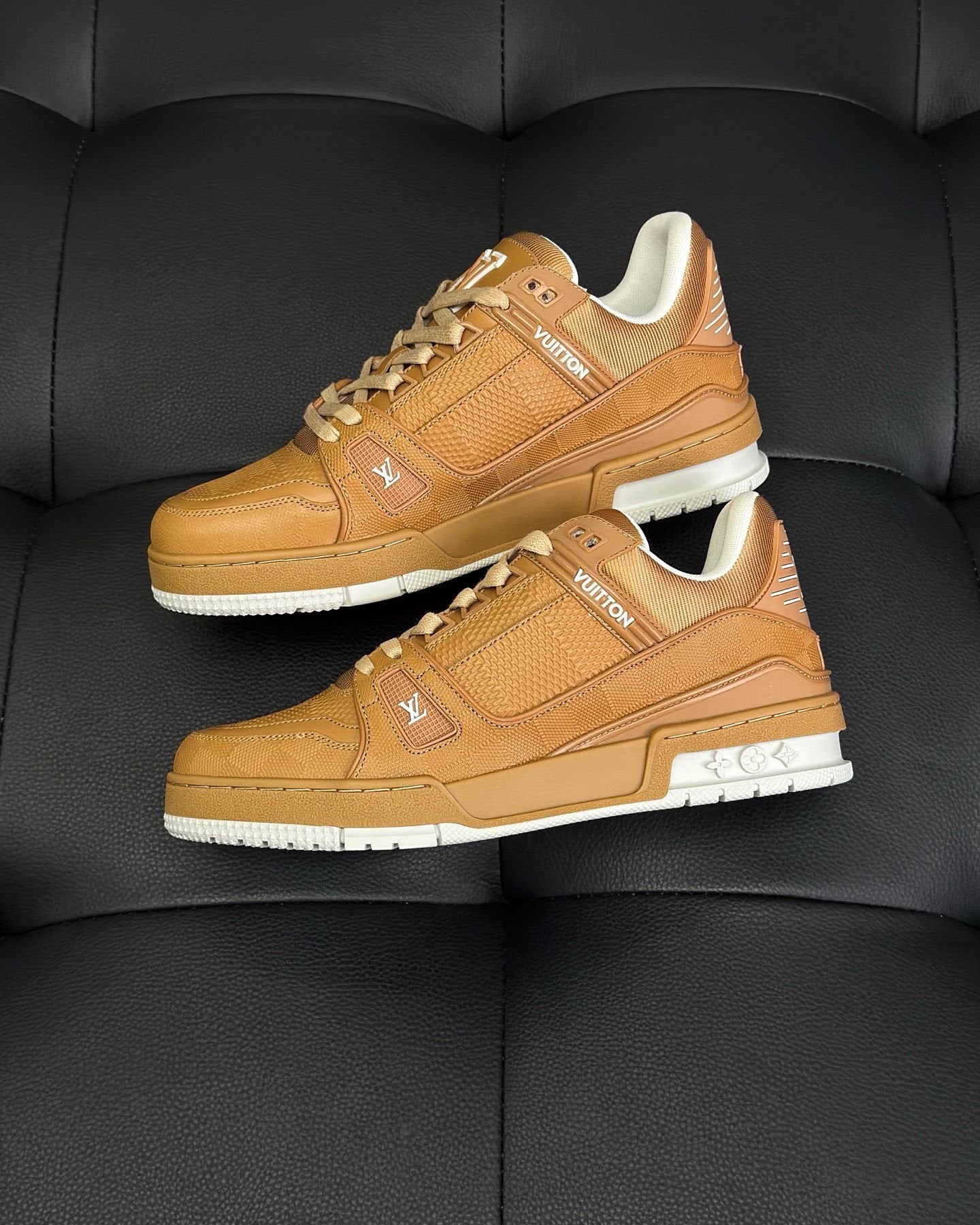 Louis Vuitton Trainer Brown Leather