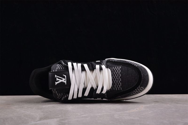 Louis Vuitton Trainer Black Damier 3D Denim