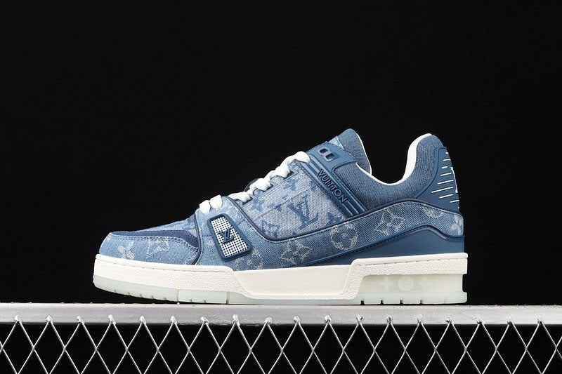 Louis Vuitton Trainer Monogram Denim Blue