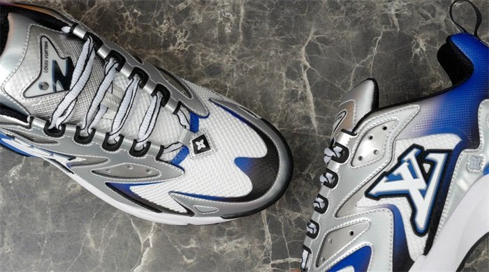 Louis Vuitton Runner Tatic Silver Blue