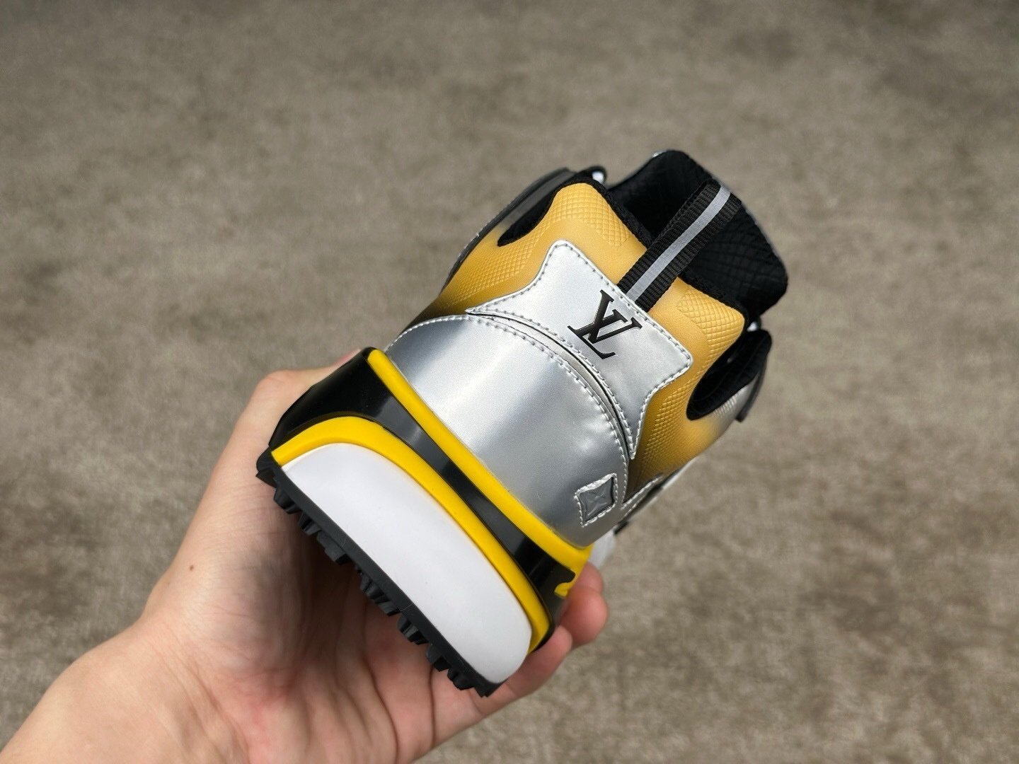 Louis Vuitton Runner Tatic Silver Yellow