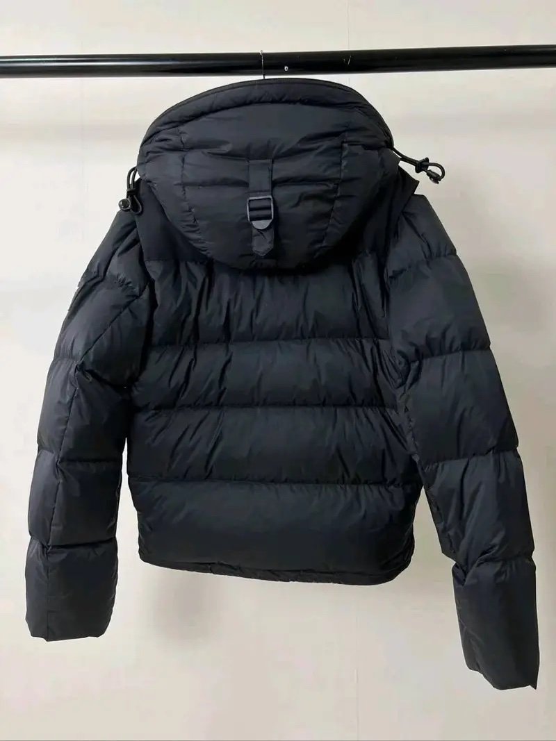 Burberry Lockwell Hooded Check Down Jacket Black
