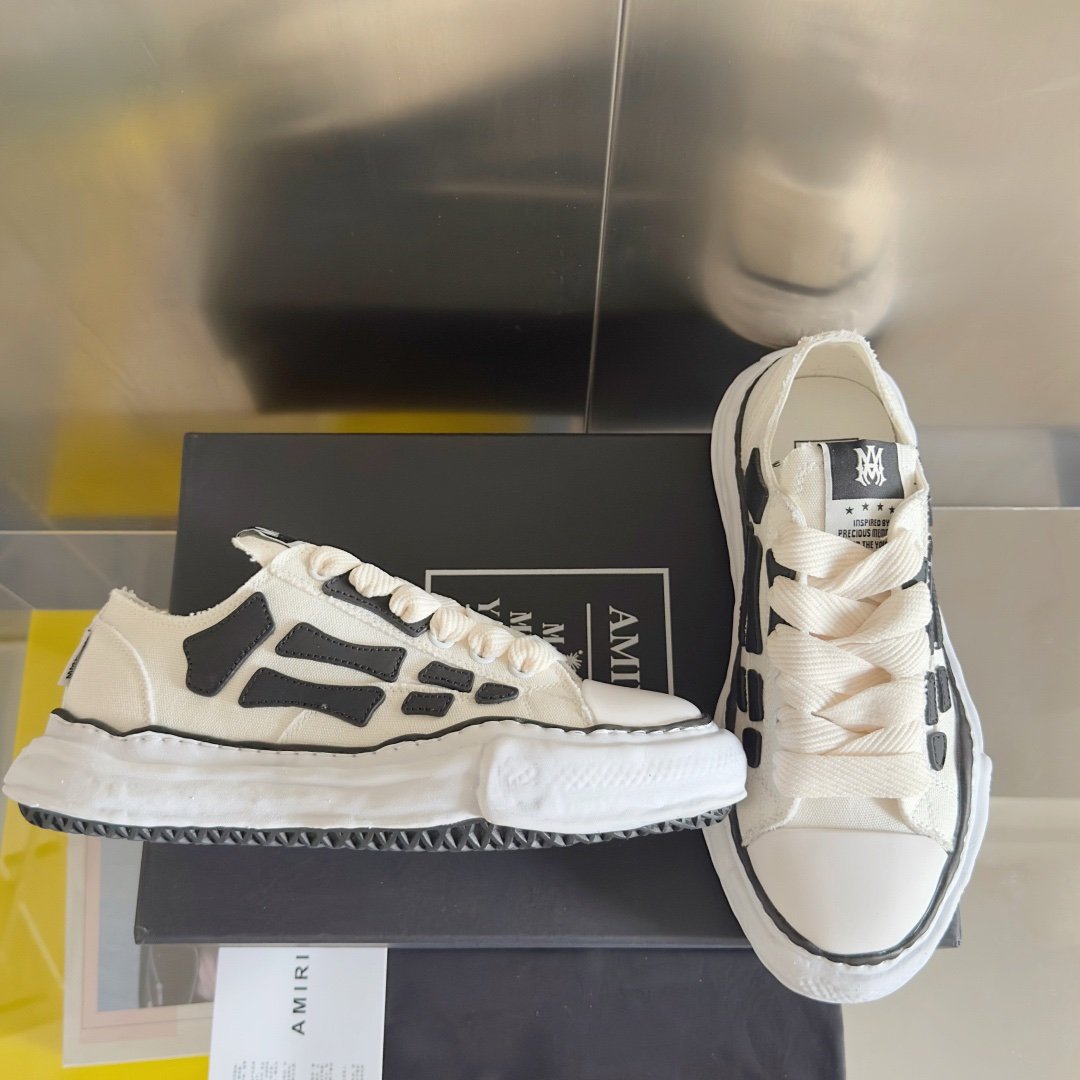 Amiri X Maison Mihara Yasuhiro Peterson OG Sole White