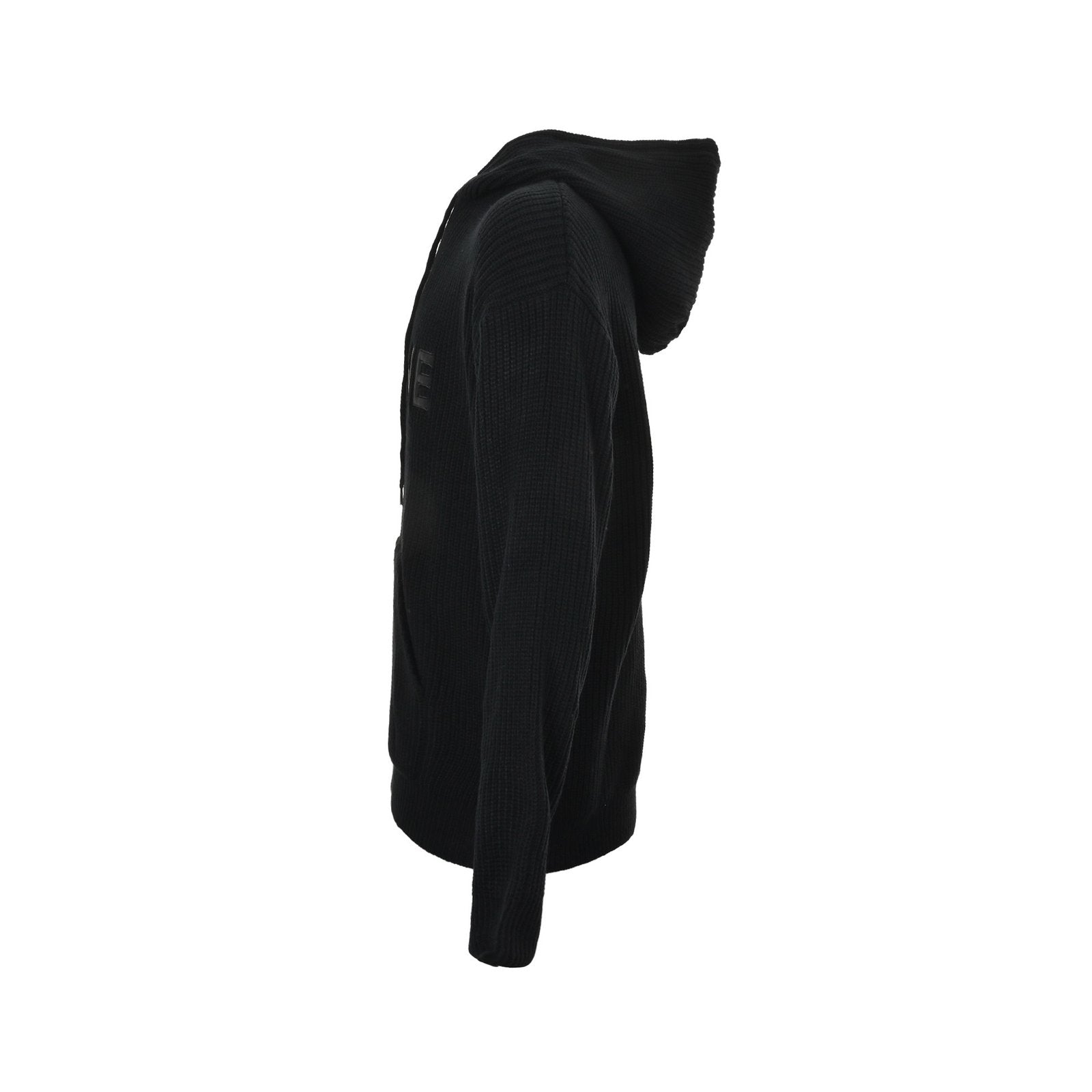 Celine Black Wool Loose Hoodie Relaxed Fit