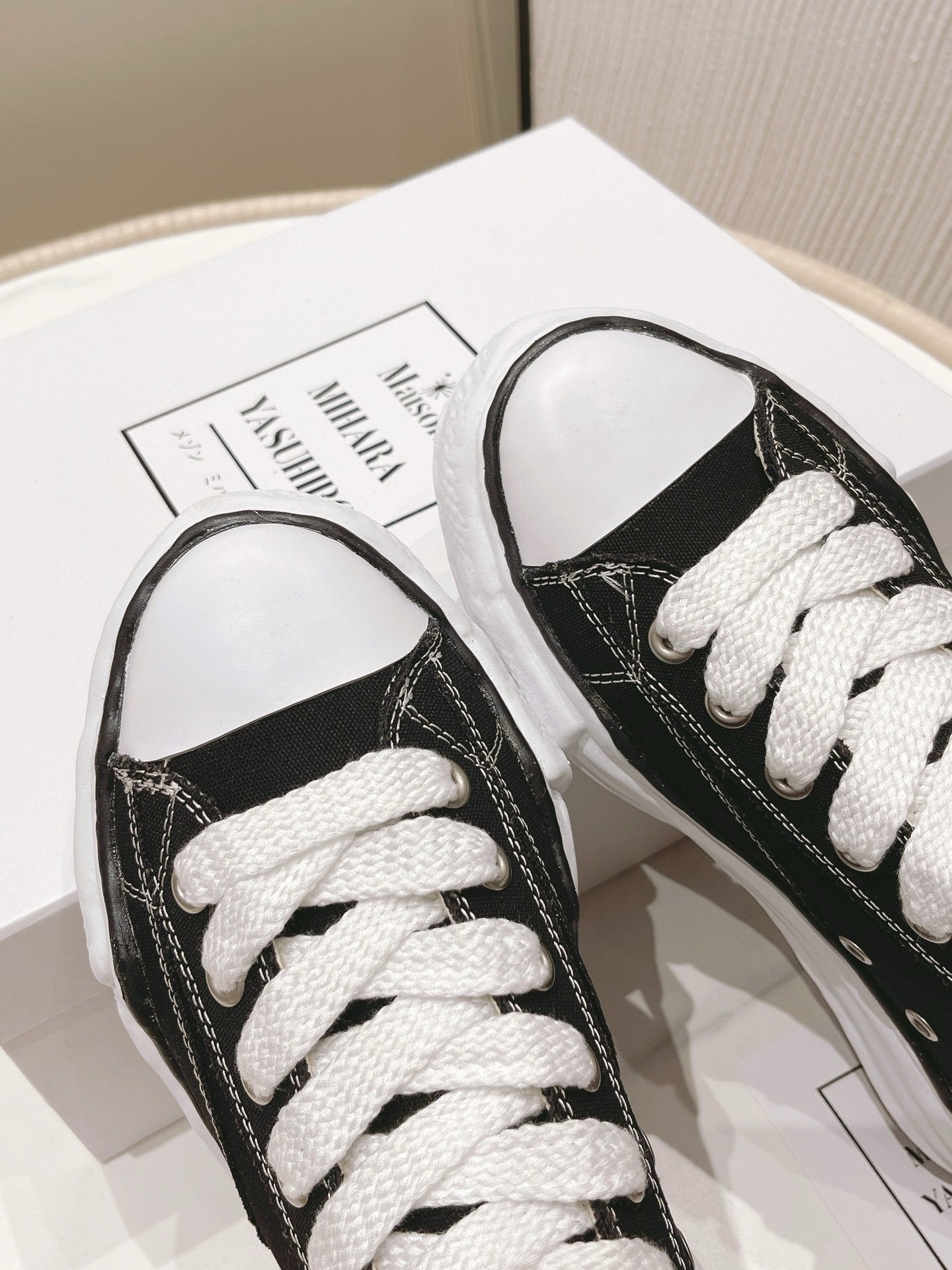 Maison Mihara Yasuhiro Hank OG Sole Canvas Black