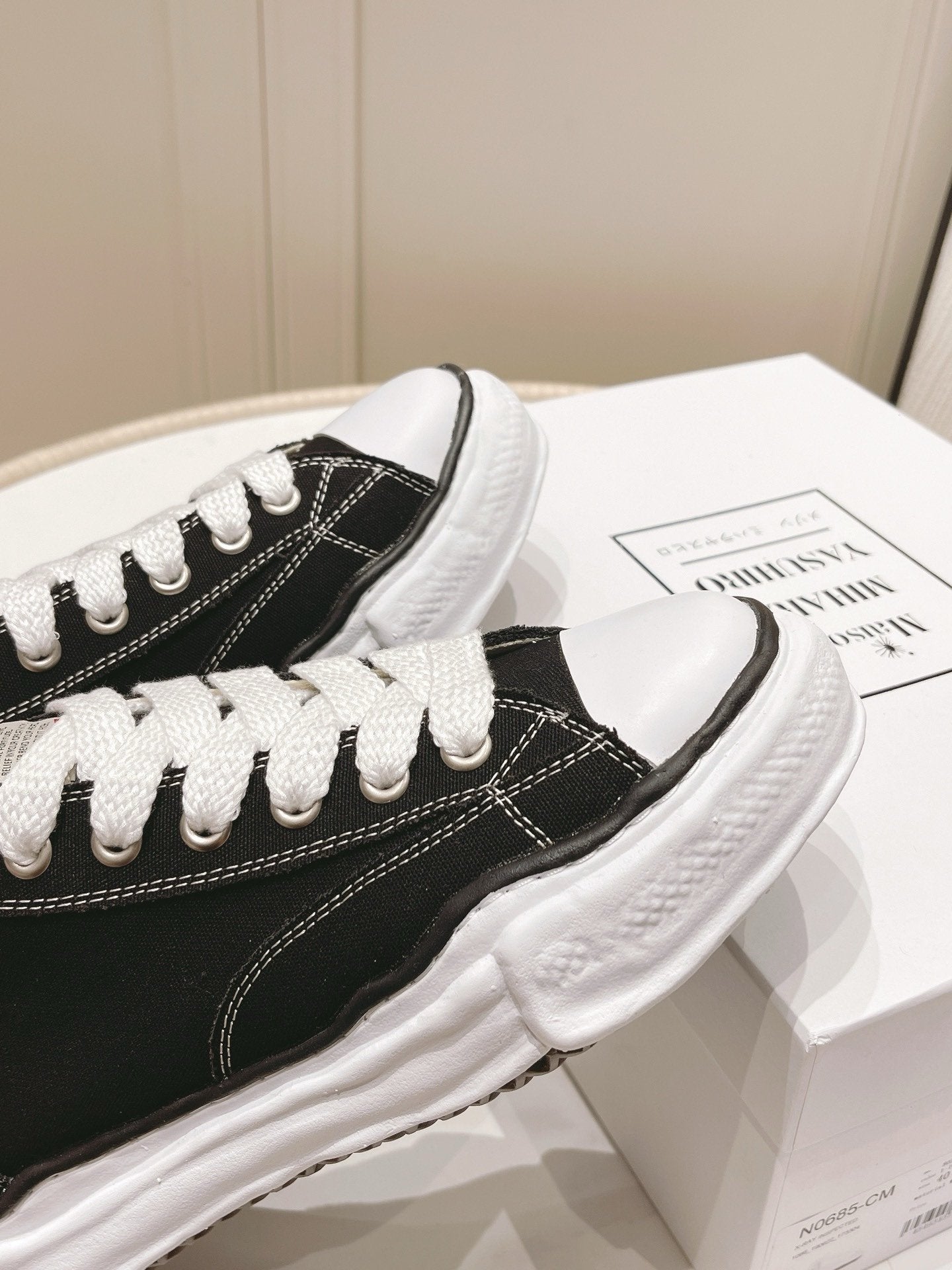 Maison Mihara Yasuhiro Hank OG Sole Canvas Black