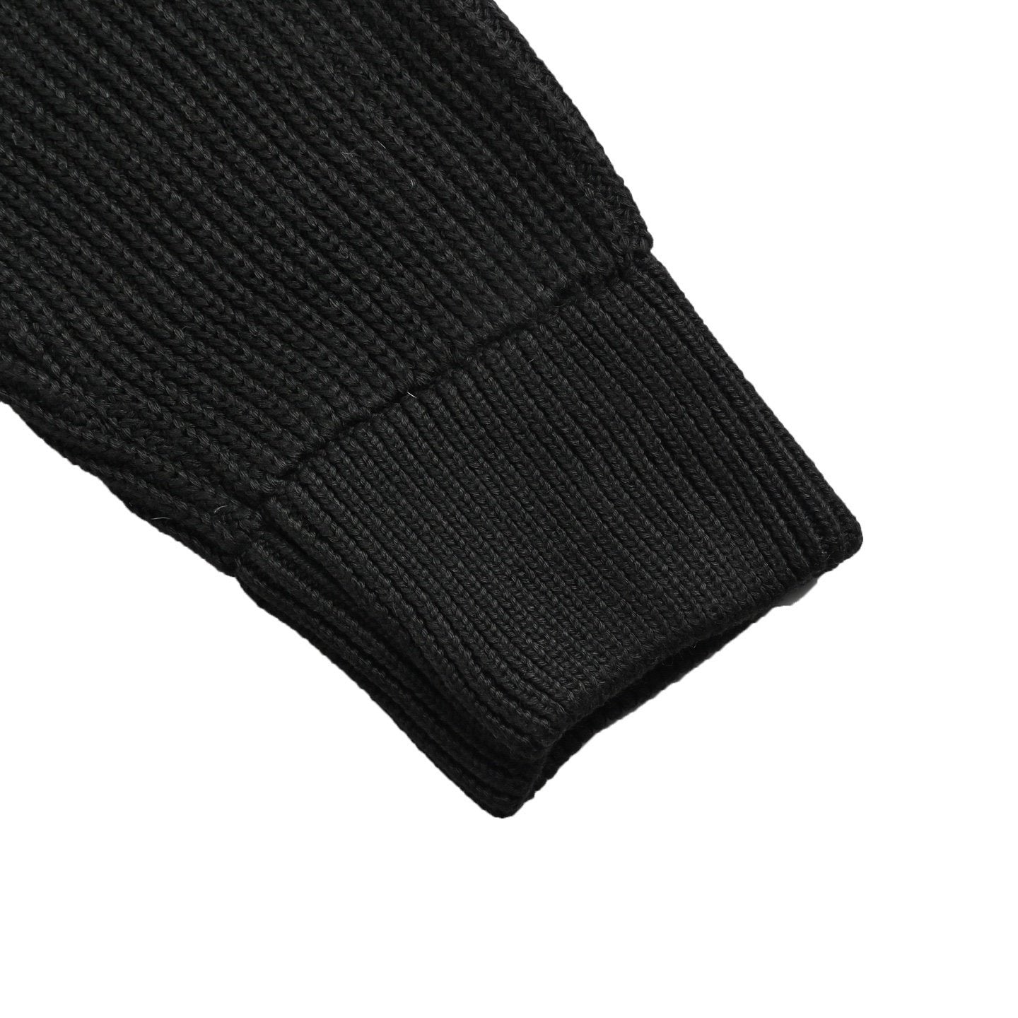 Moncler Tricot Hybrid Zip Cardigan Black