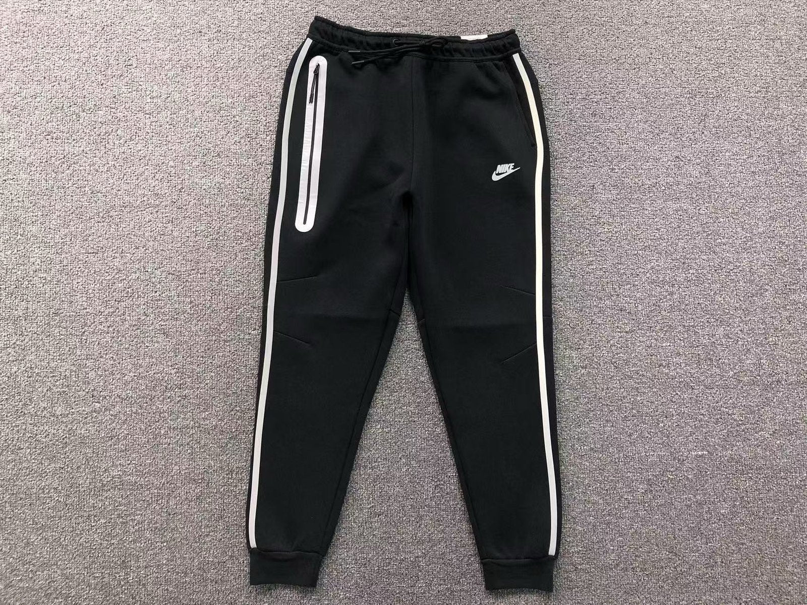 Nike Tech Fleece Reflective  Tracksuit Black