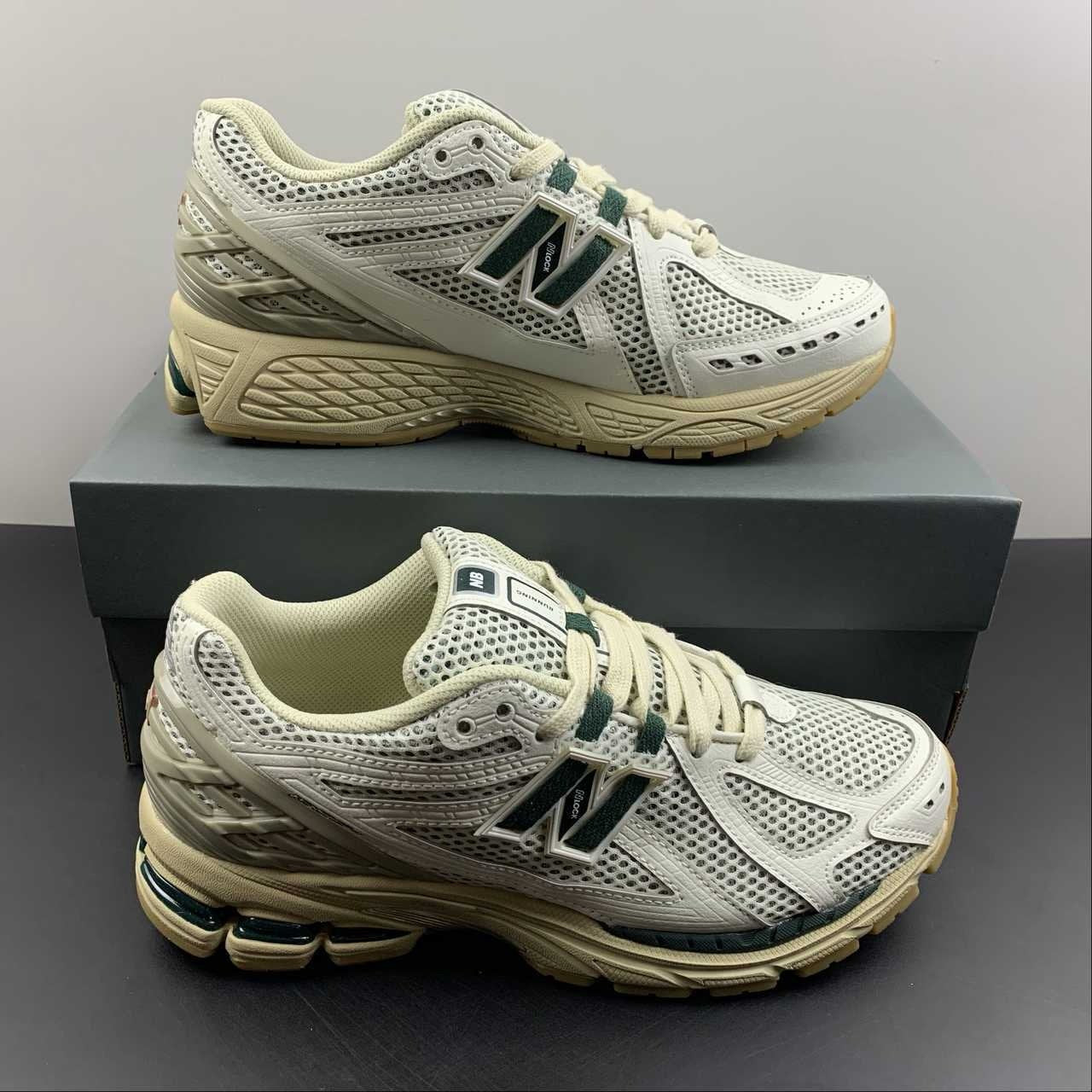 New Balance 1906R White Green Cream