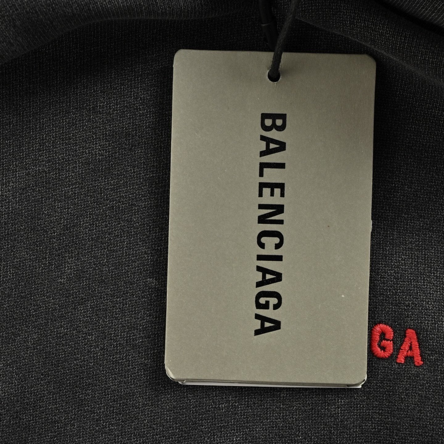Balenciaga Airport Hoodie Medium Fit In Faded Black