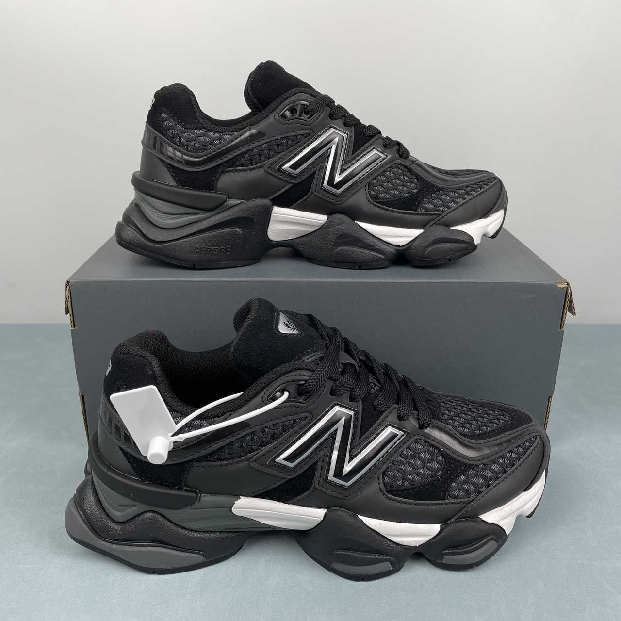 New Balance 9060 Shoe Palace Black Silver