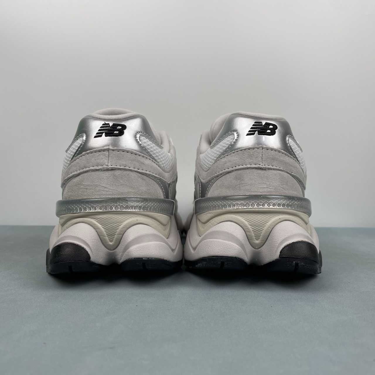 New Balance 9060 White Black Metallic Silver