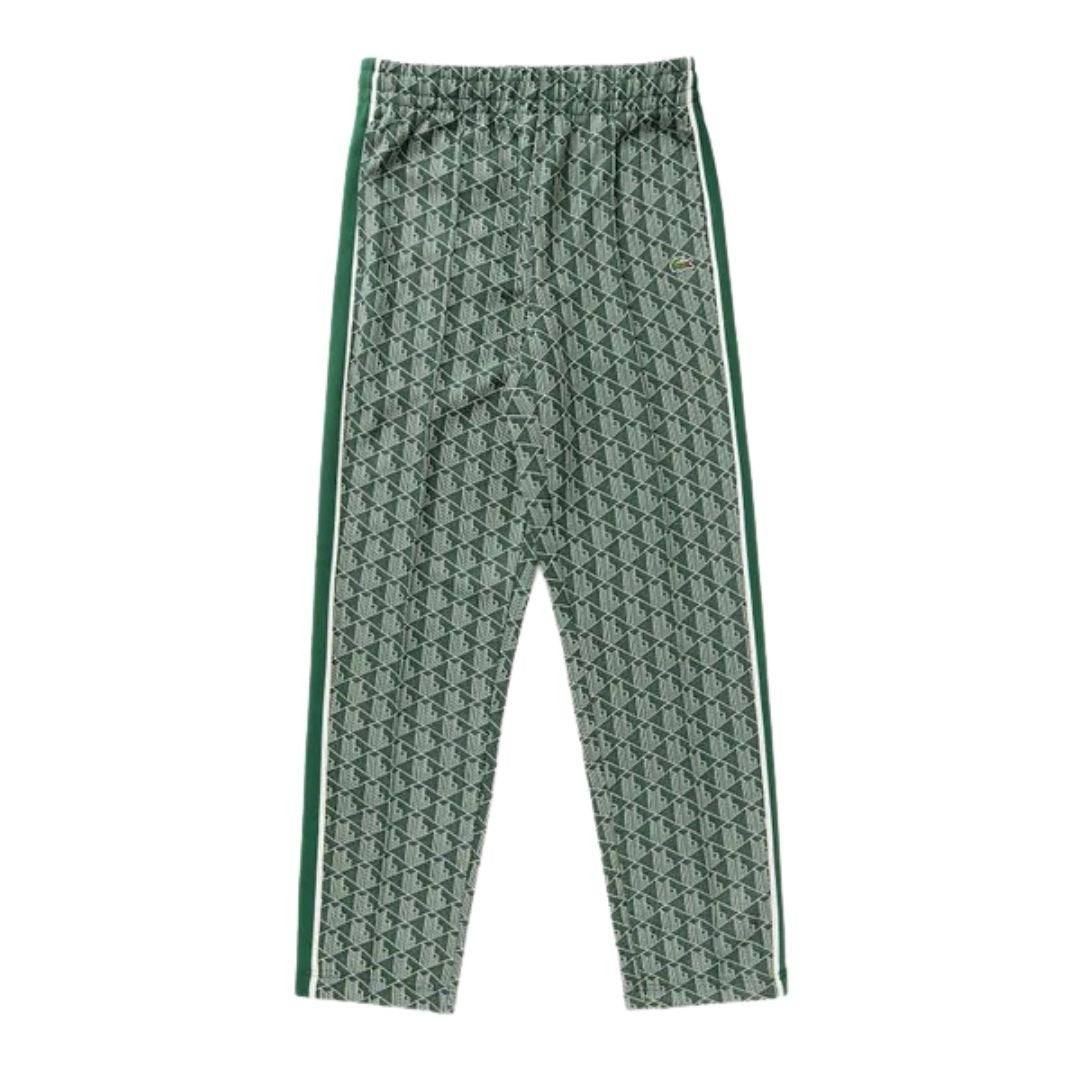 Lacoste Jacquard Monogram Tracksuit In Green