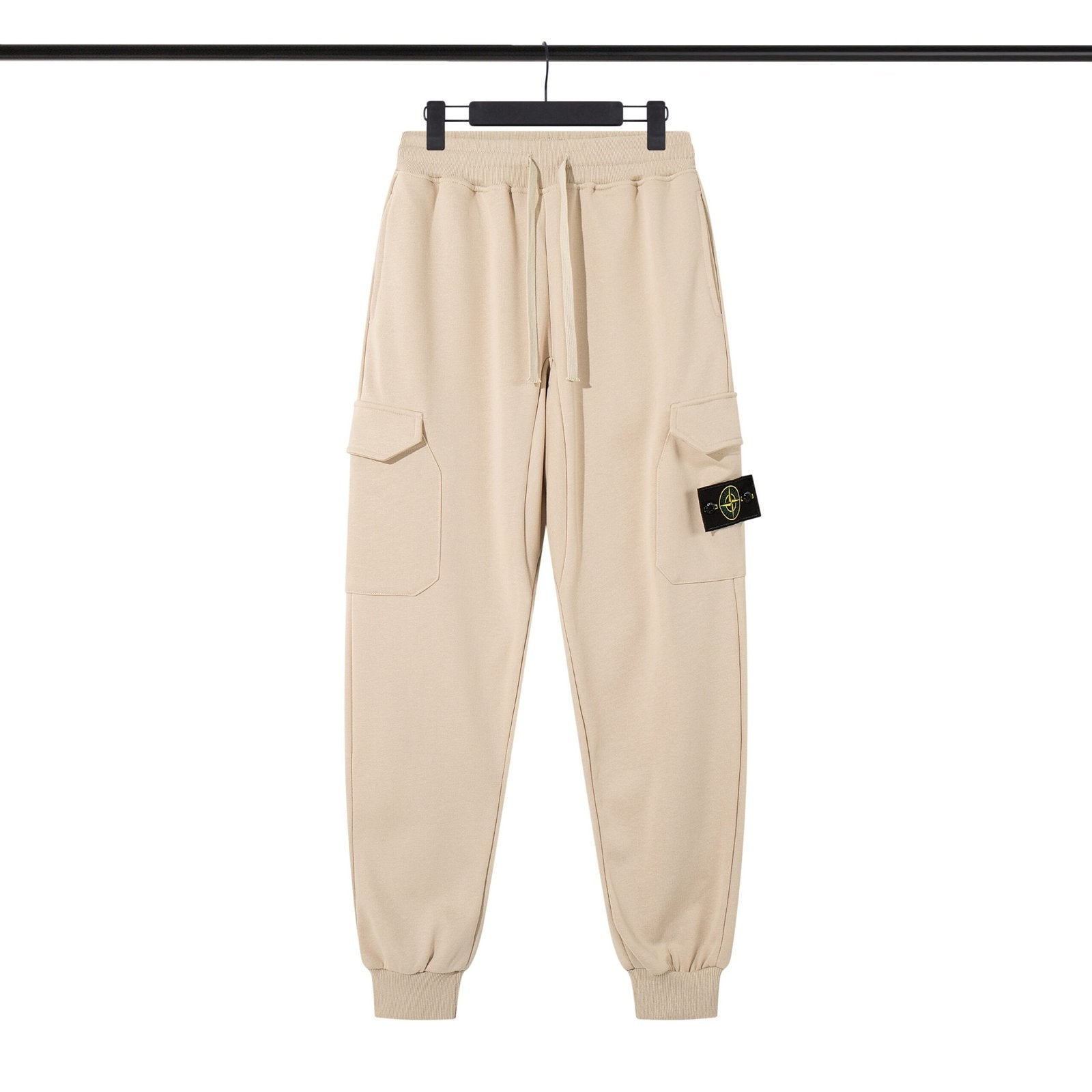 Stone Island Zipped Hoodie Tracksuit Beige