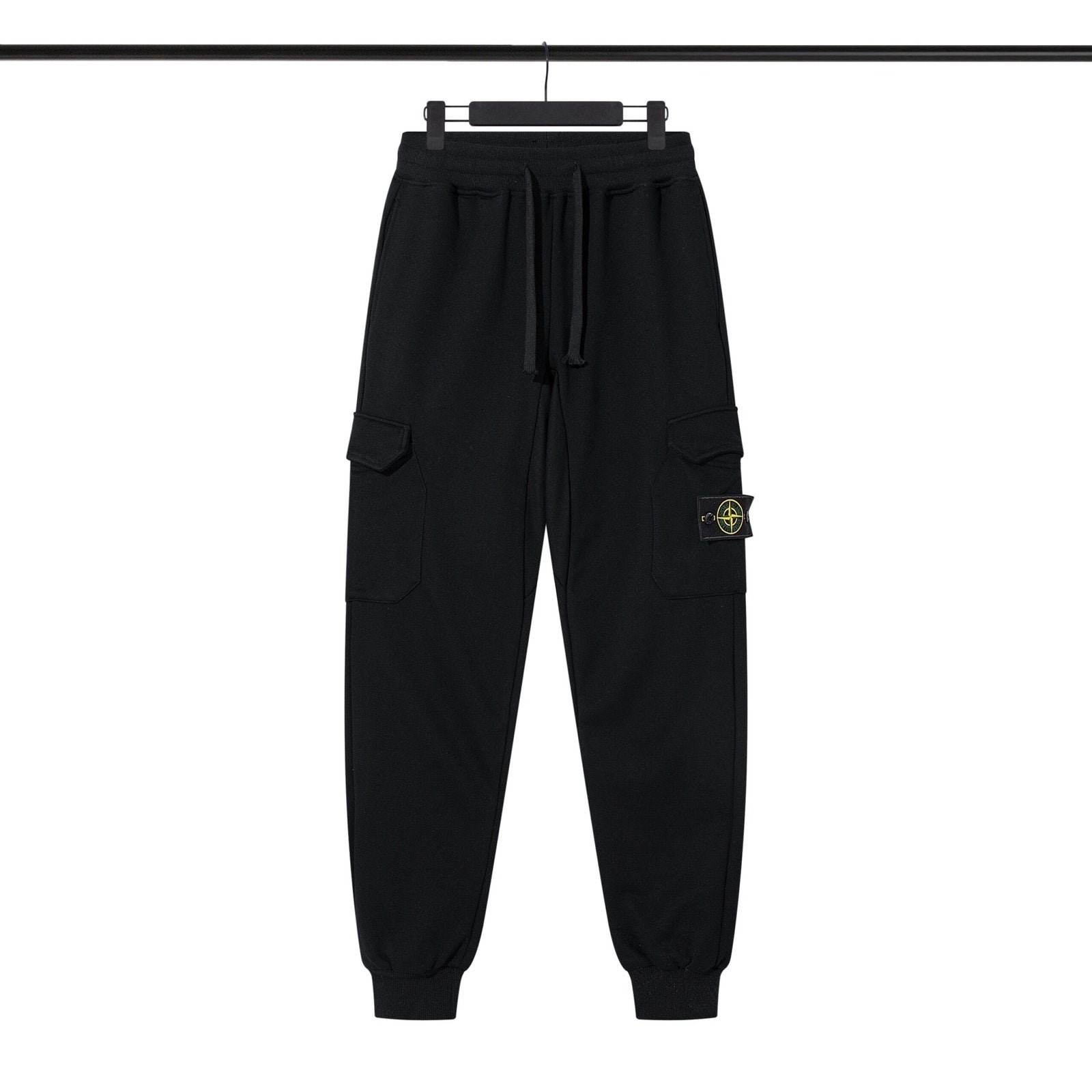 Stone Island Zipped Hoodie Tracksuit Black