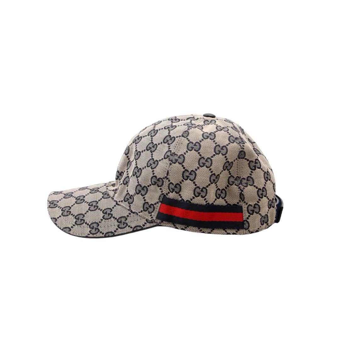 Gucci GG Canvas Baseball Cap Grey