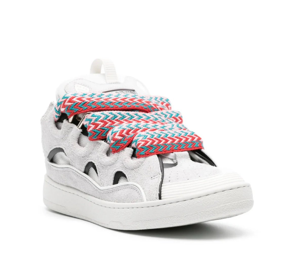 Lanvin Curb Sneaker White Gradient
