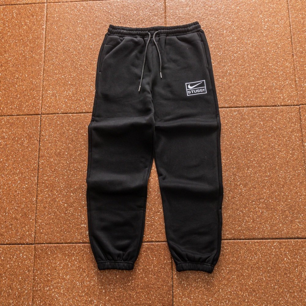 Stussy x Nike Zip Up Fleece Tracksuit Black