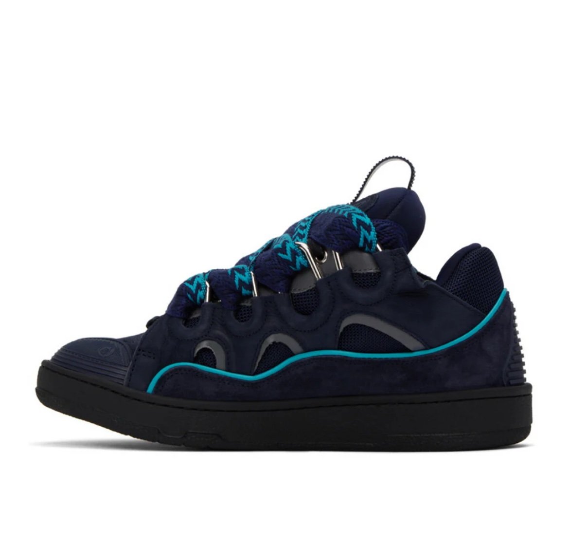 Lanvin Curb Sneaker Navy Blue