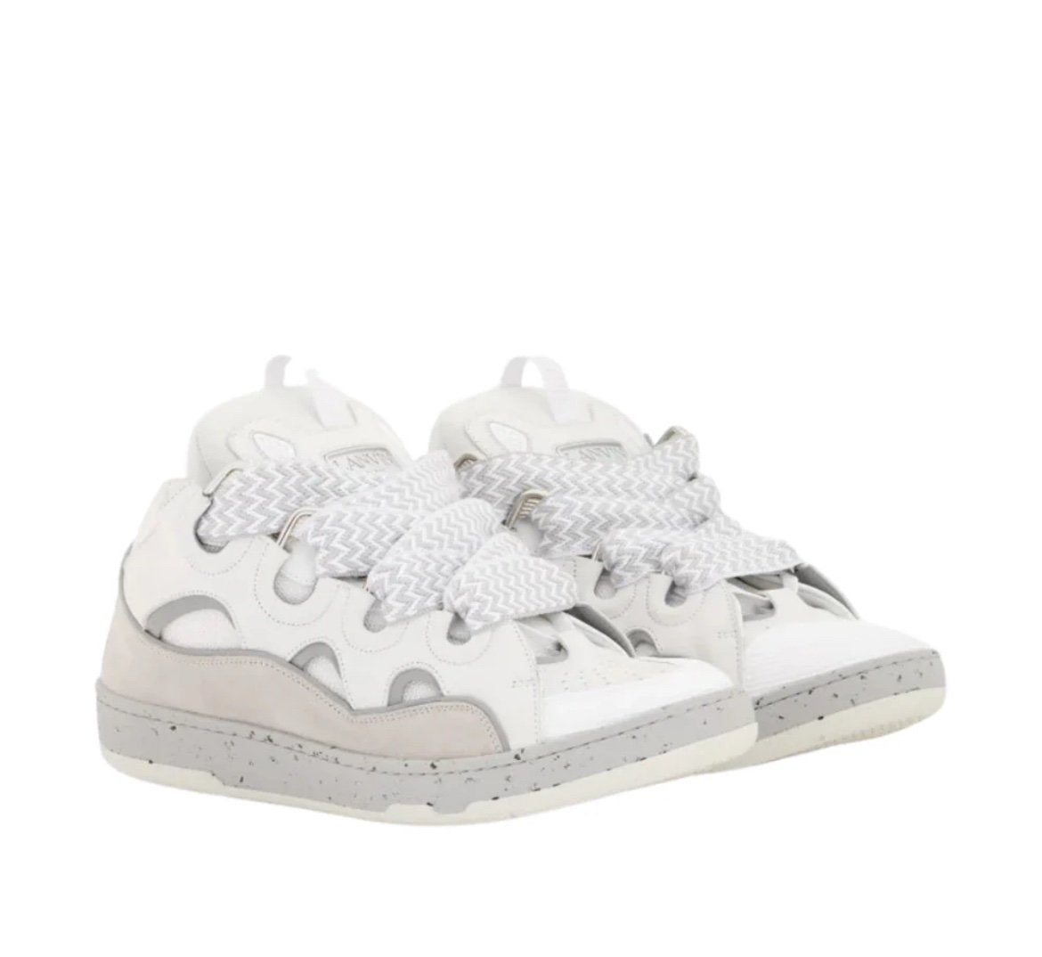 Lanvin Curb Sneaker White Grey