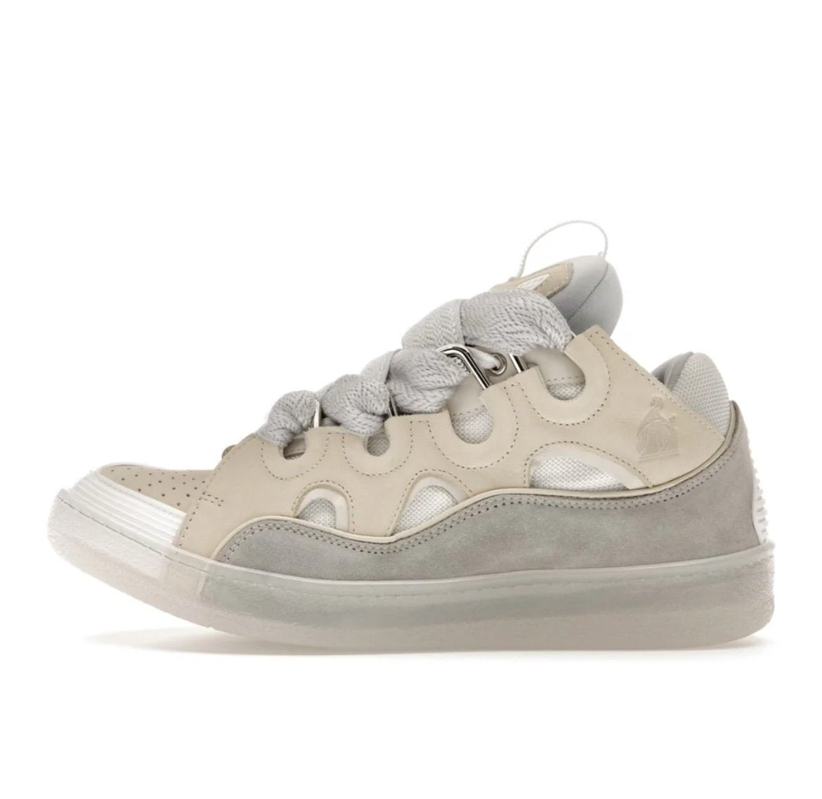 Lanvin Curb Sneaker White Beige