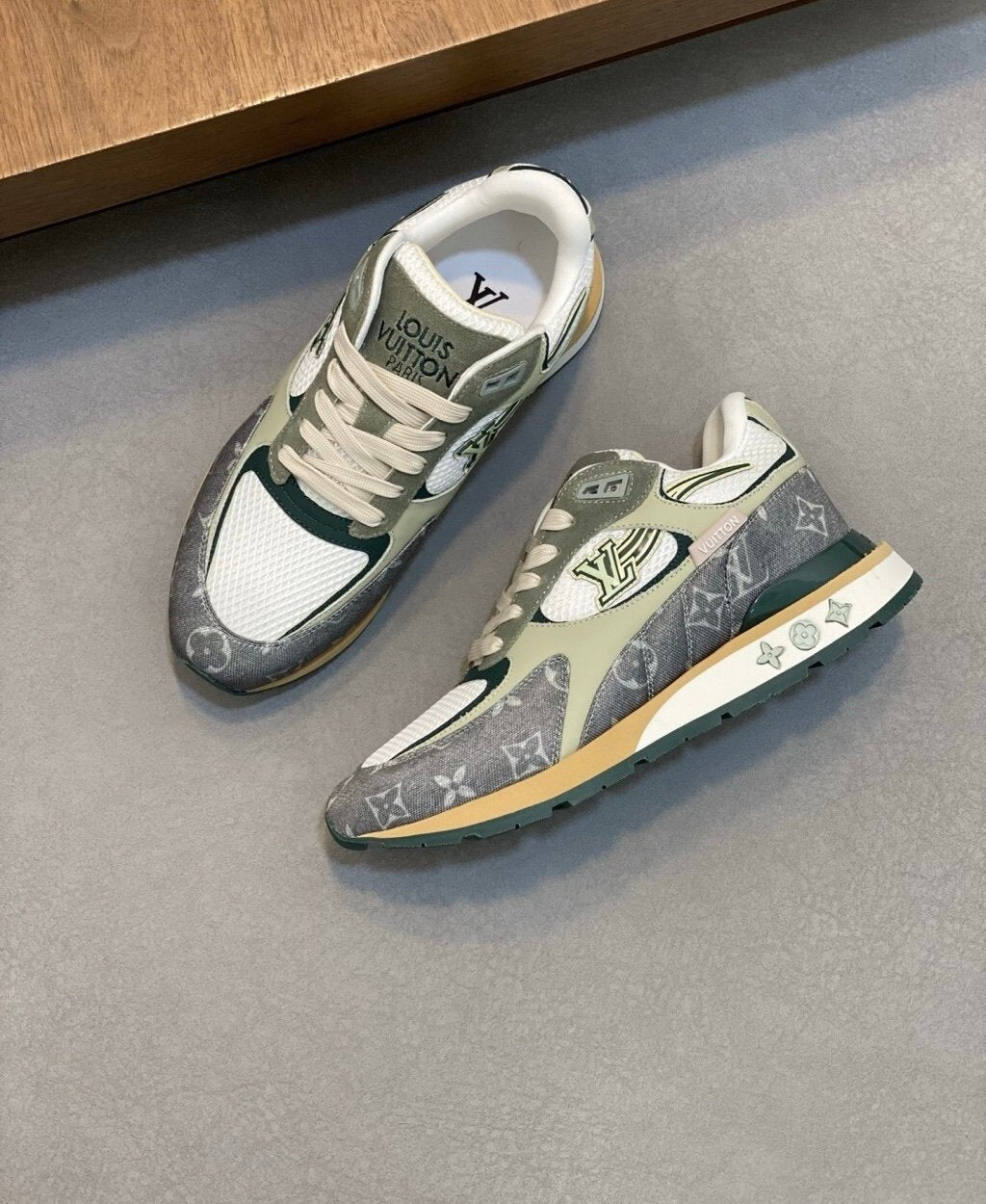 Louis Vuitton Run Away Green Denim
