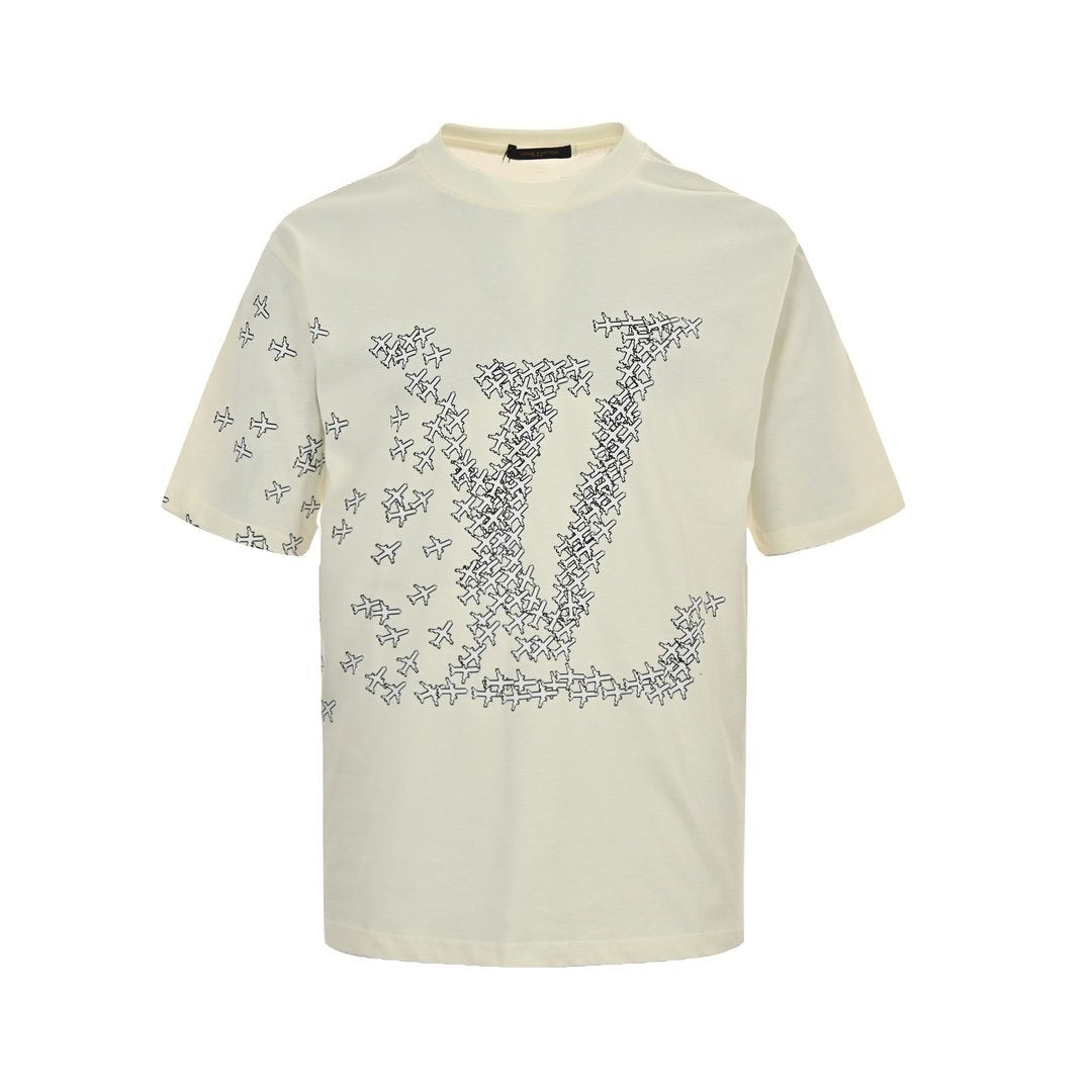 Louis Vuitton 2054 Planes
 T-Shirt White
