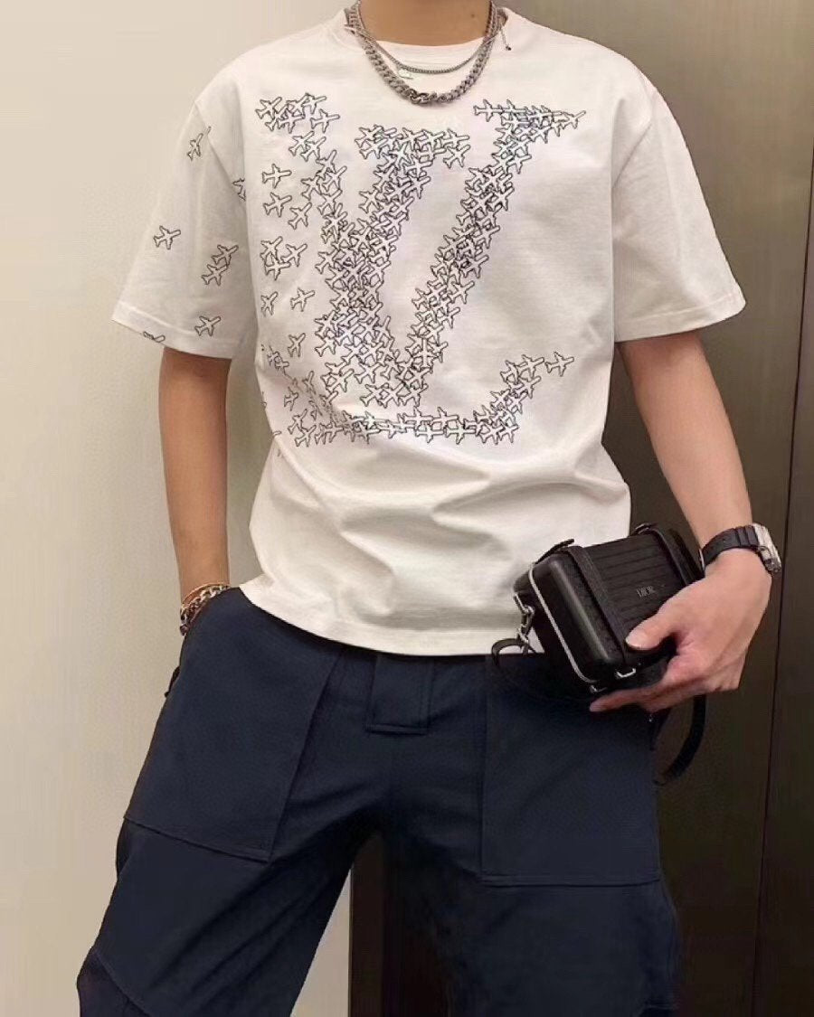Louis Vuitton 2054 Planes
 T-Shirt White